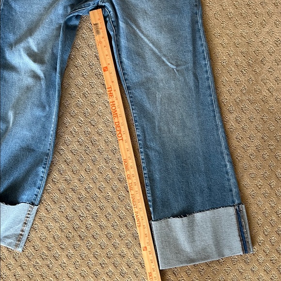 NEW Kancan Mid Rise Medium Blue Cuff Denim Jean Jean Sz 13 - Picture 7 of 7